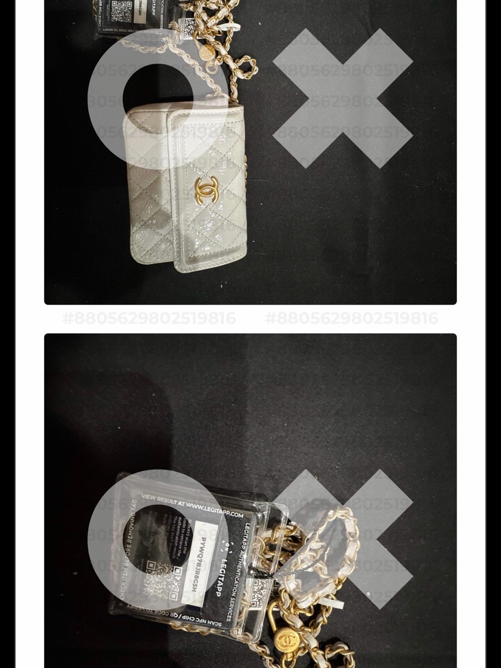 CHANEL White Quilted Mini Chain Belt Wallet with Gold CC Hardware - Picture 16 of 16